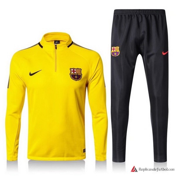 Chandal Barcelona 2017-2018 Amarillo Negro